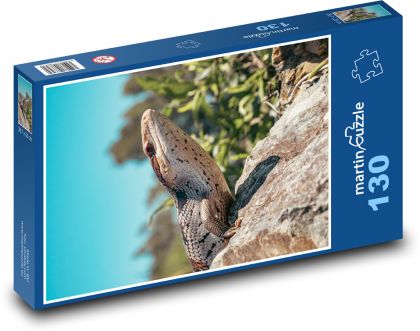 Eidechse - Tier, Reptil - Puzzle - 130 Teile