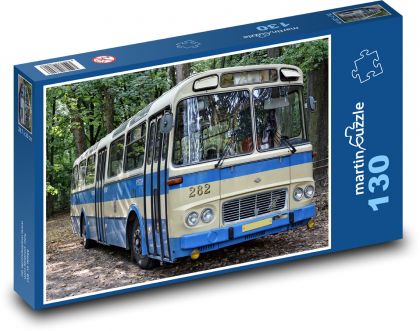 Bus - Karosa, veteran - Puzzle 130 pieces, size 28.7x20 cm 