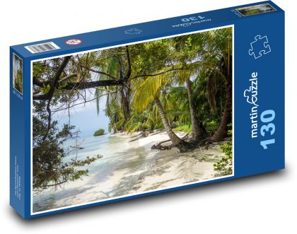 San Blas - Panama, ostrov - Puzzle 130 dielikov, rozmer 28,7x20 cm 