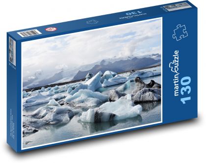 Ledovec - oceán, moře - Puzzle 130 dílků, rozměr 28,7x20 cm