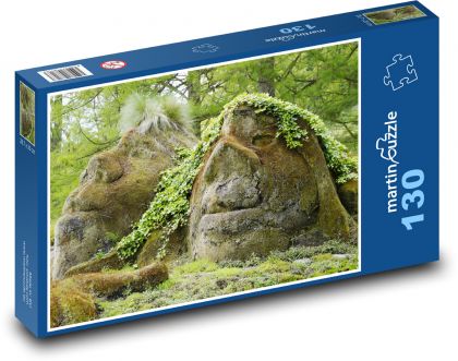 Rocks - trolls, mythical creatures - Puzzle 130 pieces, size 28.7x20 cm 