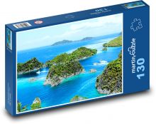 Piaynemo - Indonezja, morze Puzzle 130 elementów - 28,7x20 cm