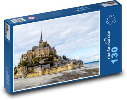 Mont Saint Michel - Insel, Frankreich - Puzzle - 130 Teile