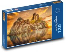Ostrov - moře, skála Puzzle 130 dílků - 28,7 x 20 cm