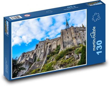 Mont Saint Michel - Frankreich, Kirche - Puzzle - 130 Teile