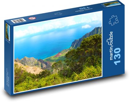 Hawaj - příroda, moře - puzzle 130 dílků