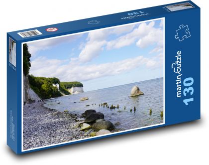 Rugia - Morze Bałtyckie, Niemcy - Puzzle 130 elementów, rozmiar 28,7x20 cm