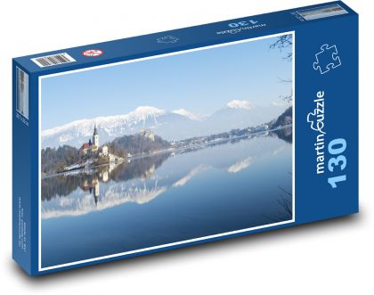 Sneh - krajina, zima - Puzzle 130 dielikov, rozmer 28,7x20 cm 