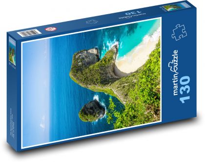 Beach - Bali, Indonesia - Puzzle 130 pieces, size 28.7x20 cm 