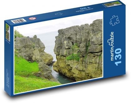 New Zealand - coast, rocks - Puzzle 130 pieces, size 28.7x20 cm 