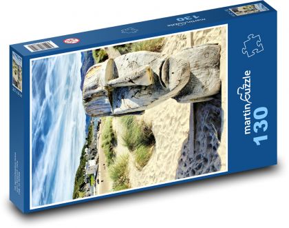 Statue - Moai, Osterinseln - Puzzle - 130 Teile