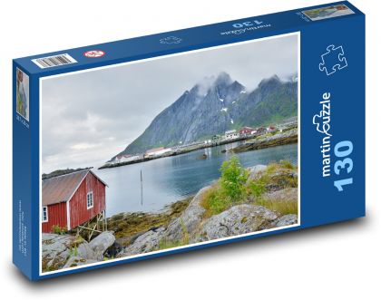 Lofoten - Berge, Meer - Puzzle - 130 Teile