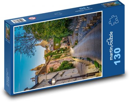 Paříž - Montmartre, Francie - Puzzle 130 dílků, rozměr 28,7x20 cm