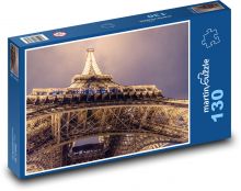 Eiffelova věž - Paříž, Francie Puzzle 130 dílků - 28,7 x 20 cm
