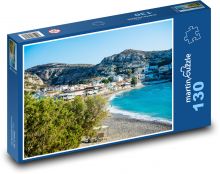 Pláž - písek, pobřeží Puzzle 130 - 28,7x20 cm