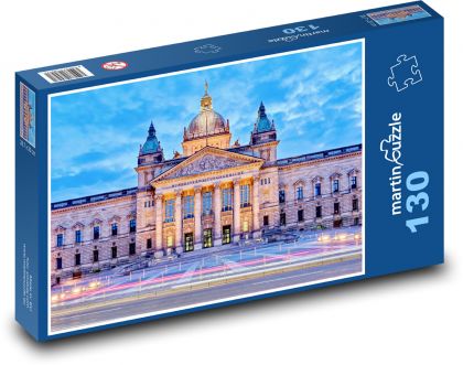 Leipzig - building, Saxony - Puzzle 130 pieces, size 28.7x20 cm 