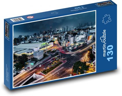 Stadt - Bangkok, Thailand - Puzzle - 130 Teile