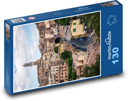 Siena - Itálie, město - Puzzle 130 dílků, rozměr 28,7x20 cm