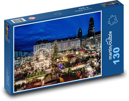 Dresden - Weihnachtsmarkt, Deutschland - Puzzle - 130 Teile