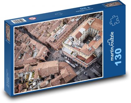 Staré město - domy, architektura - Puzzle 130 dílků, rozměr 28,7x20 cm