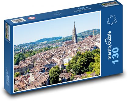 Budovy - mesto, architektúra - Puzzle 130 dielikov, rozmer 28,7x20 cm 