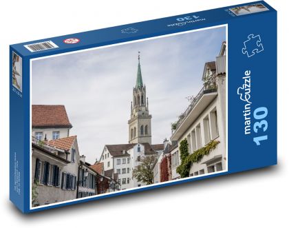 Švajčiarsko - Európa, historické centrum - Puzzle 130 dielikov, rozmer 28,7x20 cm 