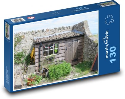 Schuppen - Ferienhaus, Garten - Puzzle - 130 Teile