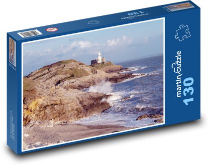Leuchtturm - Meer, Küste - Puzzle - 130 Teile