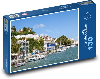 Řecko - Skopelos, ostrov  - Puzzle 130 dílků, rozměr 28,7x20 cm