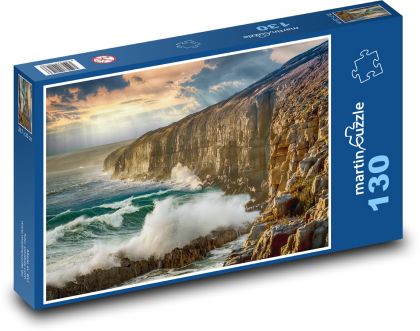 Rock - sea, nature - Puzzle 130 pieces, size 28.7x20 cm 