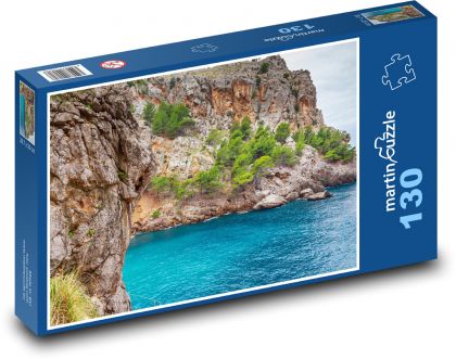 Torrent de Pareis - Mallorca, Španělsko - Puzzle 130 dílků, rozměr 28,7x20 cm