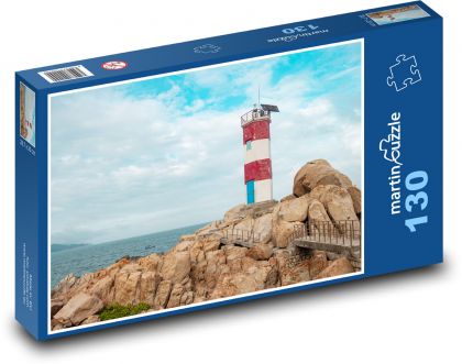 Maják - Vietnam, more - Puzzle 130 dielikov, rozmer 28,7x20 cm 