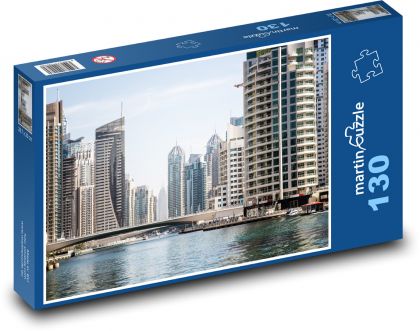Dubaj - město, architektura - Puzzle 130 dílků, rozměr 28,7x20 cm