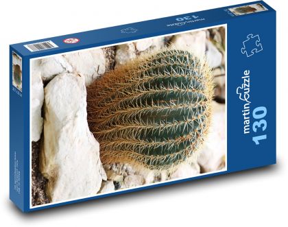 Kaktus - rastlina, kvet - Puzzle 130 dielikov, rozmer 28,7x20 cm 
