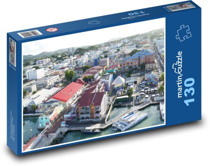 Antigua - Karibik, more - Puzzle 130 dielikov, rozmer 28,7x20 cm 