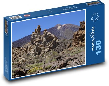 Teide National Park - Tenerife, Spain - Puzzle 130 pieces, size 28.7x20 cm 