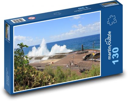 Tenerife - vlny, pobřeží - Puzzle 130 dílků, rozměr 28,7x20 cm