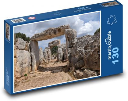 Menorca - Spain, prehistoric - Puzzle 130 pieces, size 28.7x20 cm 