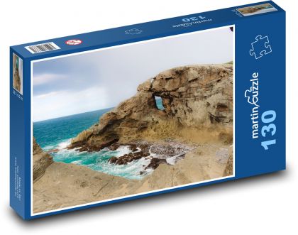 Portoriko - pláž, more - Puzzle 130 dielikov, rozmer 28,7x20 cm 