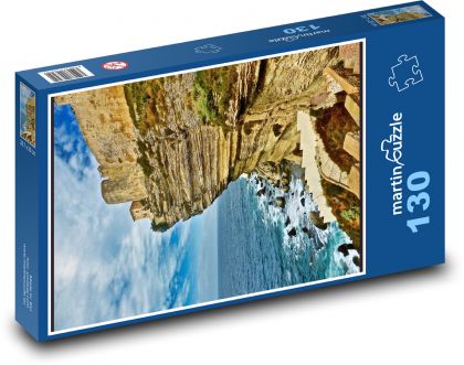 Korsika - moře, pobřeží - puzzle 130 dílků