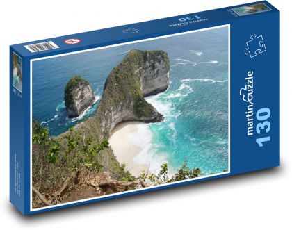 Bali - moře, pláž  - Puzzle 130 dílků, rozměr 28,7x20 cm