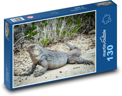 Leguan - Eidechse, Reptil - Puzzle - 130 Teile