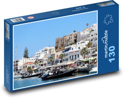 Naxos - Griechenland, Hafen - Puzzle - 130 Teile
