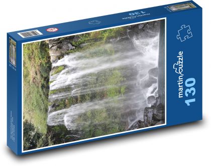 Vodopád - rieka, príroda - Puzzle 130 dielikov, rozmer 28,7x20 cm 