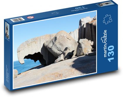 Austrália - Pobrežie, Dvanásť apoštolov - Puzzle 130 dielikov, rozmer 28,7x20 cm 