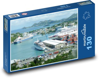 St. Lucia - Karibik, Insel - Puzzle - 130 Teile