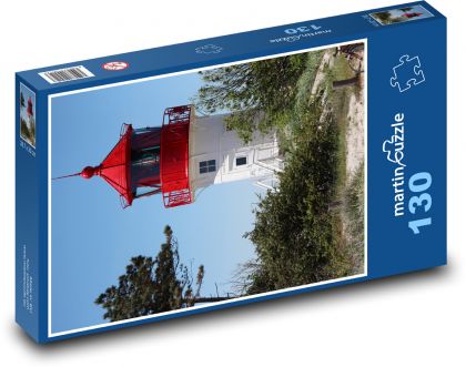Latarnia morska - Morze Bałtyckie, wybrzeże - Puzzle 130 elementów, rozmiar 28,7x20 cm