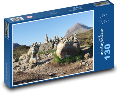 Schottland - Isle of Skye, Steine - Puzzle - 130 Teile