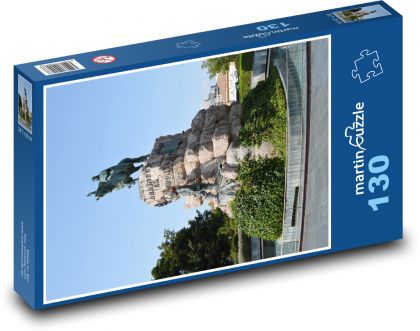 Skulptur - Spanien, Madrid - Puzzle - 130 Teile