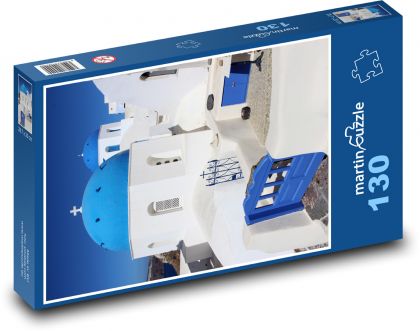 Santorini - ostrov, Řecko - puzzle 130 dílků
